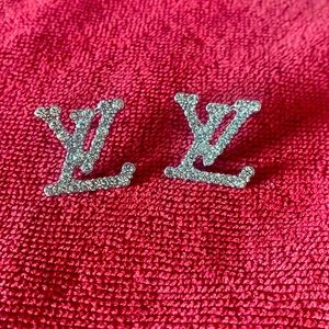 Silver Post Backing VL/LV Earrings
